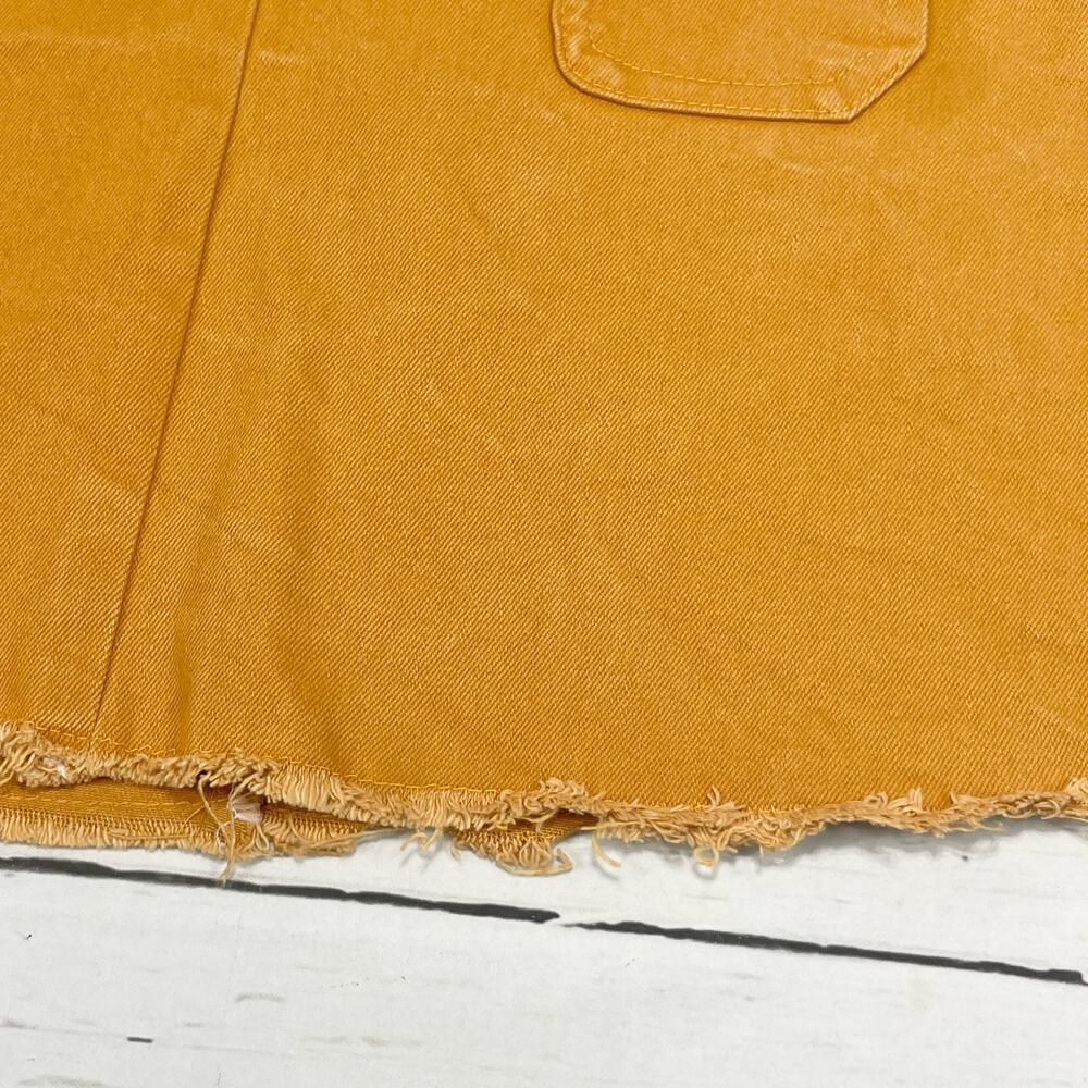 Vintage Orange Tie Mini Skirt - Size M - Picture 2 of 8
